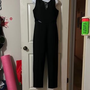 Black and lace jumpsuit